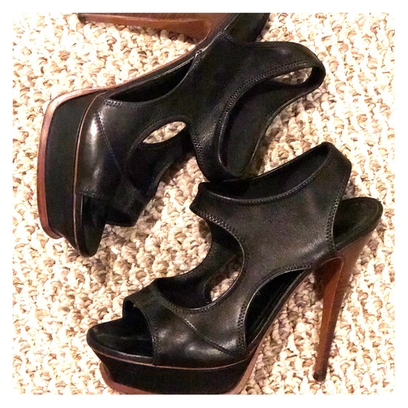 Used YSL platform sandals - Picture 1 of 6